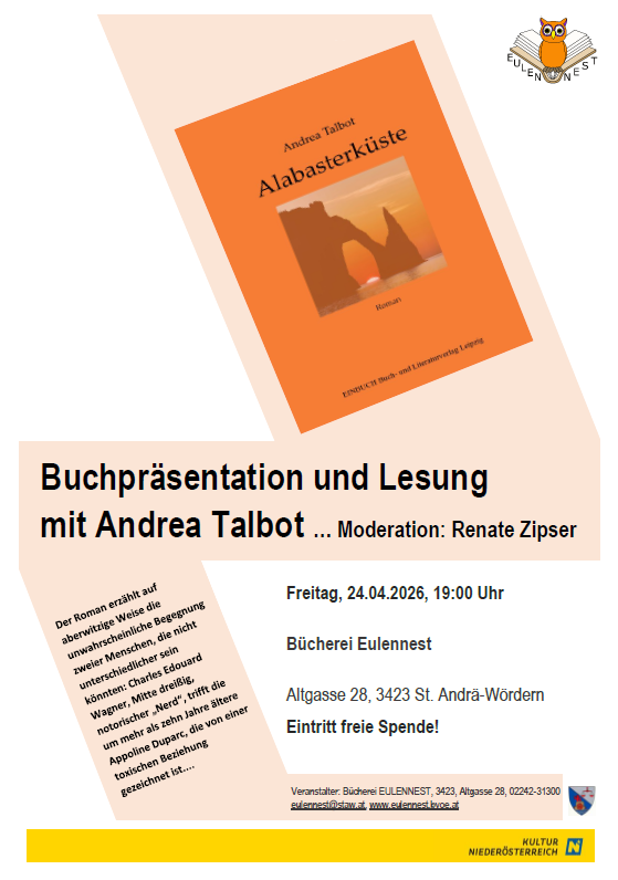 Flyer für Lesung