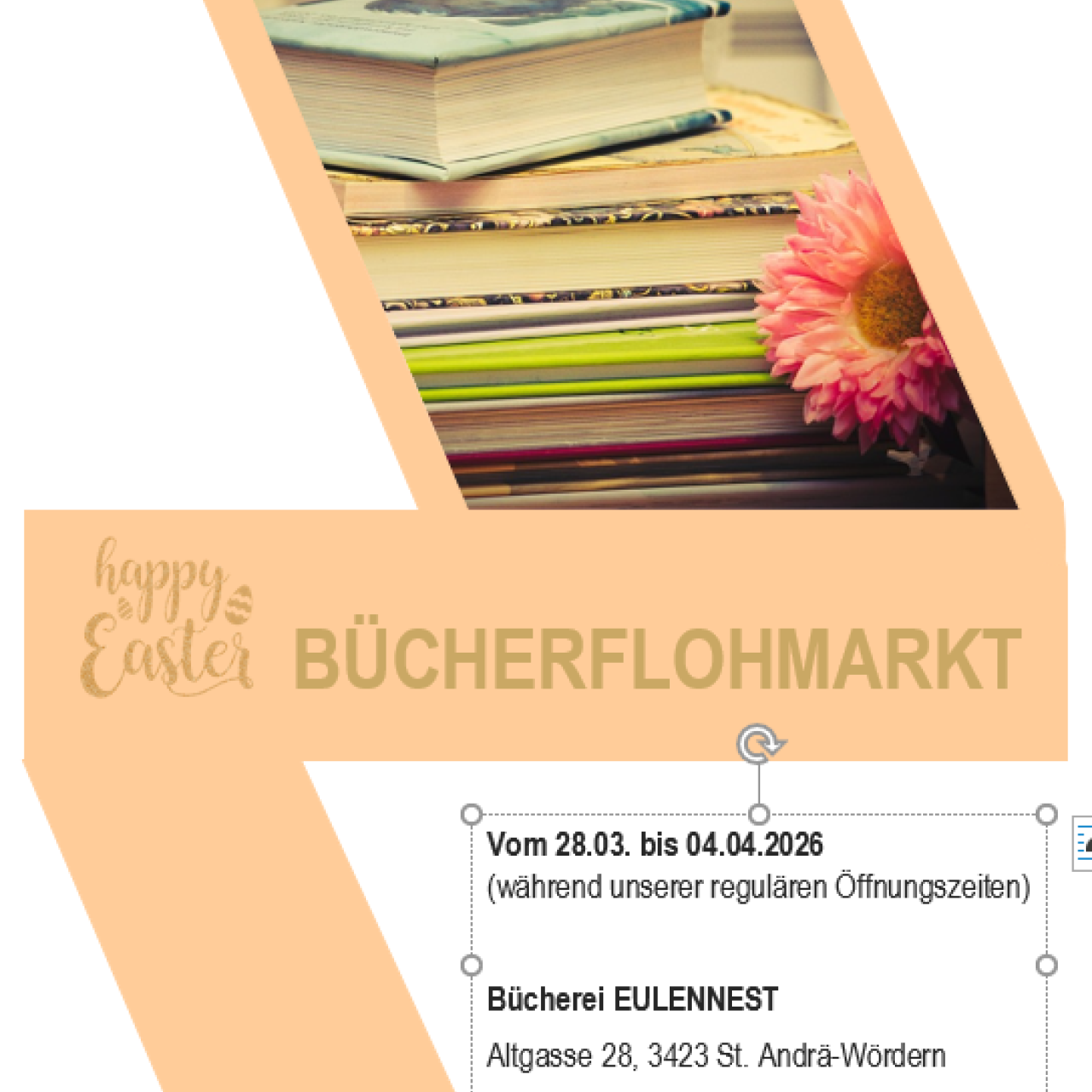 Flyer für Veranstaltung