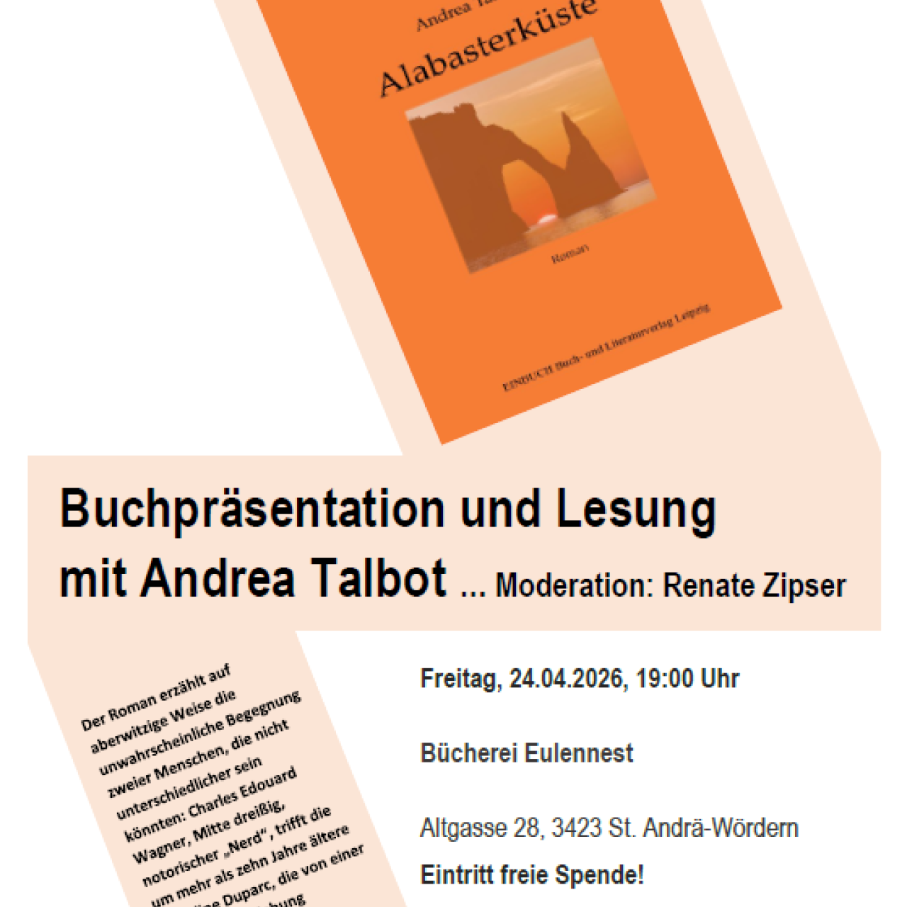 Flyer für Lesung